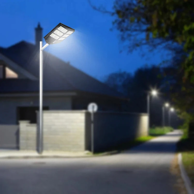 outdoor solar street lights application