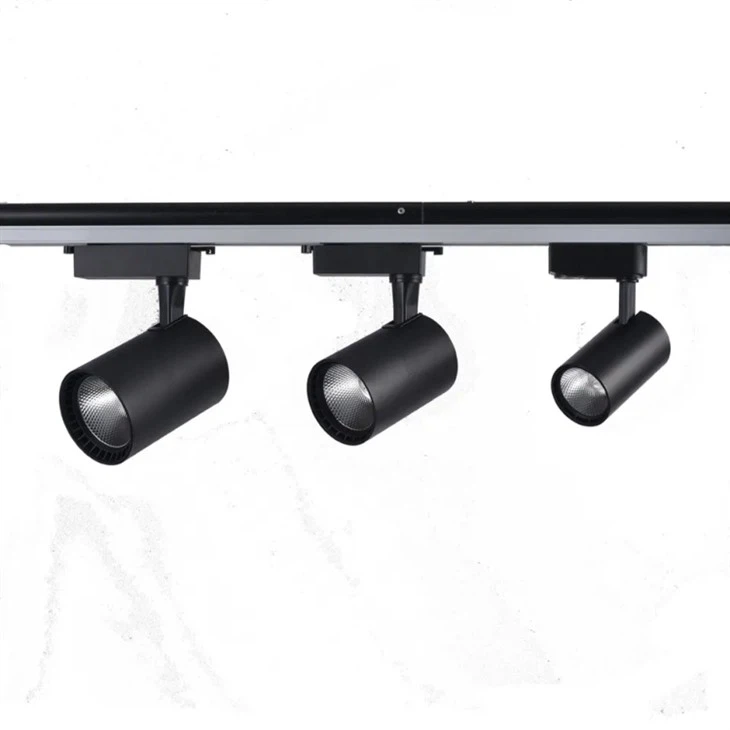 Led-railverlichting voor kunststudio