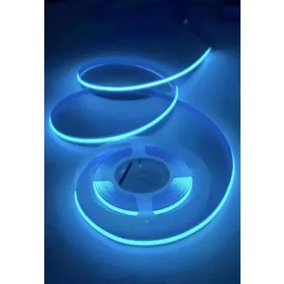 5m COB LED Strip Lichtblauw