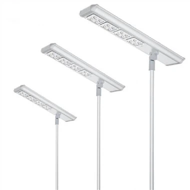 80W Ip65 gemeentelijke alles-in-één straatlantaarn op zonne-energie met paalprijs