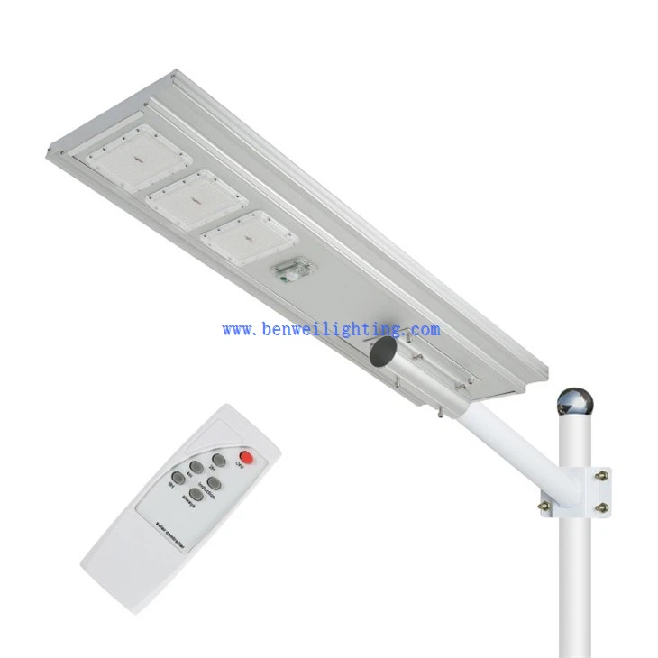 remote led solar street light