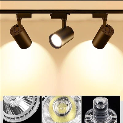 Verstelbare 15W LED COB-spoorverlichting
