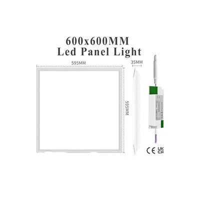 Led-flatpanellamp 100-277V 4000K