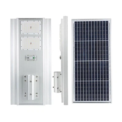 LED-straatverlichting met paneel en batterij