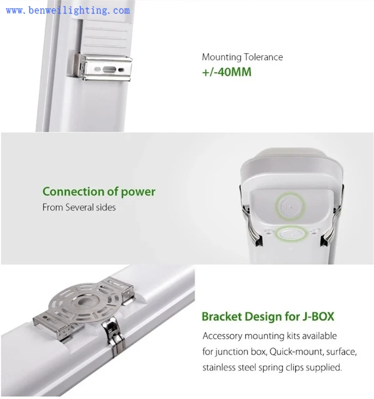 ip65 tri proof led lighting fixtures